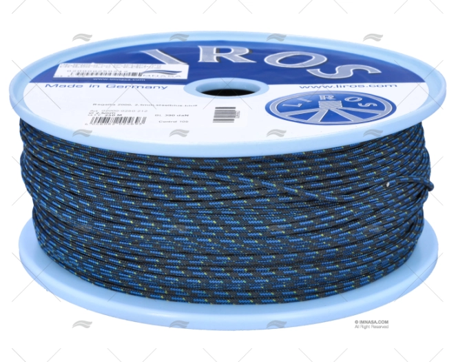 CORDAGE REGATTA 2000 02,5mm BLEU/NAVY 25 LIROS