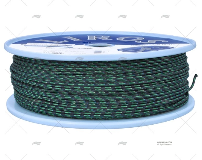 ROPE REGATTA 2000 03mm BLUE/GREEN 250MT LIROS