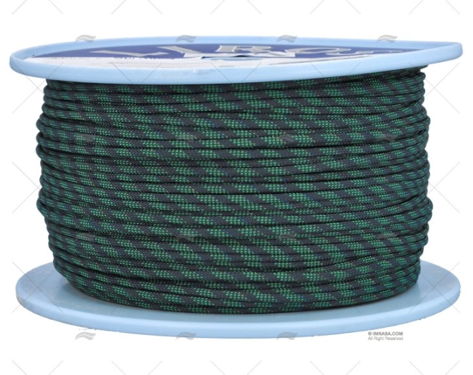 CORDAGE REGATTA 2000 04mm BLEU/VERD 250m LIROS