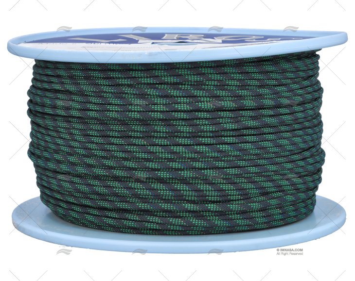 CORDAGE REGATTA 2000 04mm BLEU/VERD 250m LIROS