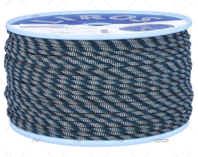 ROPE REGATTA 2000 05mm BLUE/WHITE 250MT LIROS