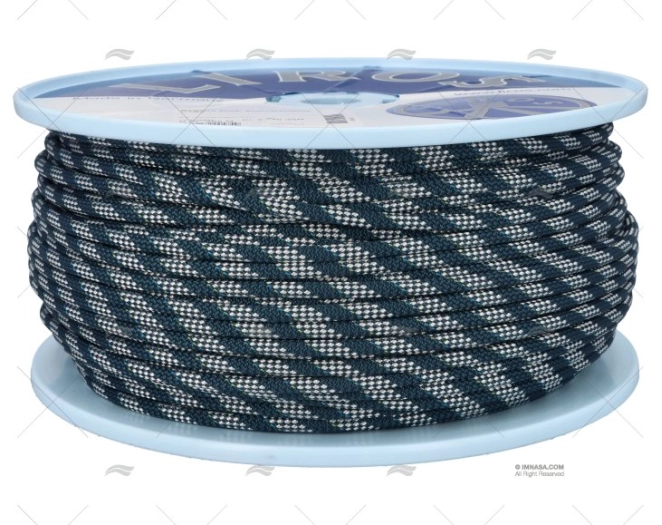 ROPE REGATTA 2000 06mm BLUE/WHITE 200MT LIROS