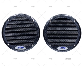 PAIR OF SPEAKERS CARBON FLAT 120W 165mm IMNASA