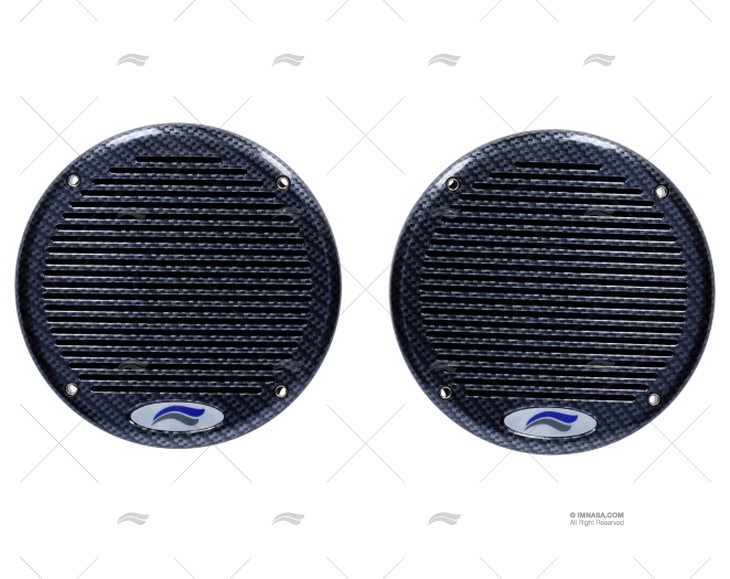 PAIR OF SPEAKERS CARBON FLAT 80W 165mm IMNASA