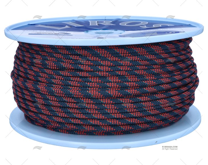 CORDAGE REGATTA 2000 06mm BLEU/ROUGE 200 LIROS