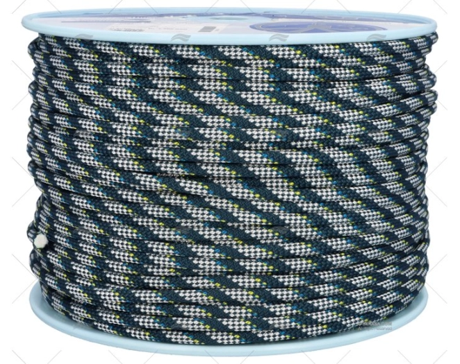 ROPE REGATTA 2000 08mm BLUE/WHITE 200MT LIROS