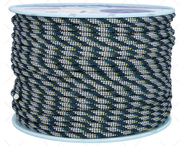 ROPE REGATTA 2000 08mm BLUE/WHITE 200MT LIROS