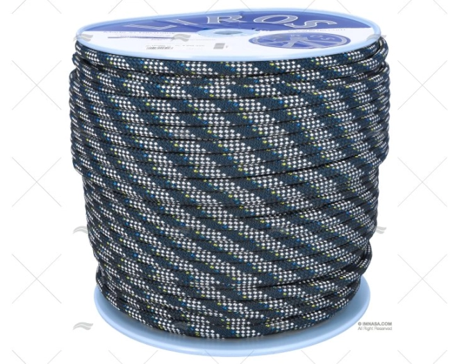 CORDAGE REGATTA 2000 10mm BLEU/BLANC 200 LIROS