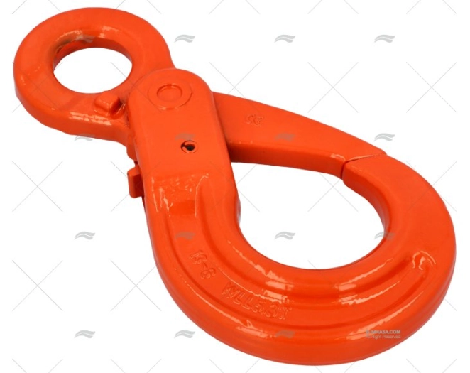 HOOK, SAFETY WIRH EYE 2.5 TON