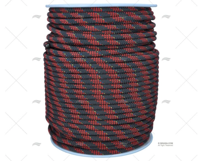 CORDAGE REGATTA 2000 12mm BLEU/ROUGE 200 LIROS