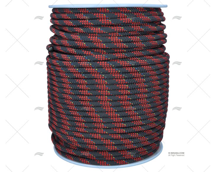 CORDAGE REGATTA 2000 12mm BLEU/ROUGE 200 LIROS