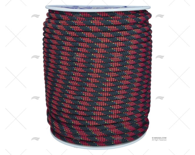 CORDAGE REGATTA 2000 14mm BLEU/ROUGE 150 LIROS