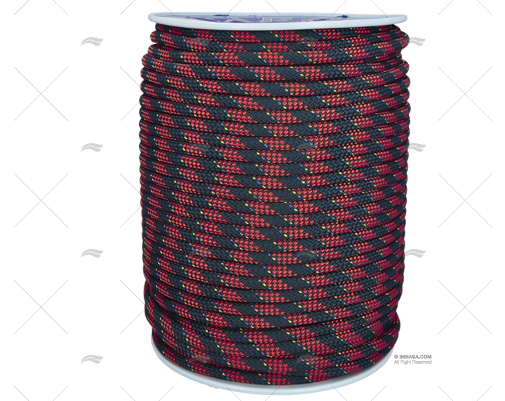 CORDAGE REGATTA 2000 16mm BLEU/ROUGE 100 LIROS