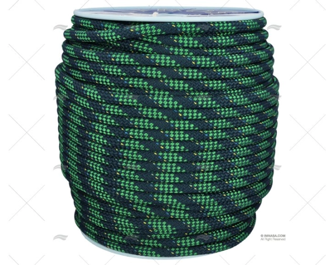 CORDAGE REGATTA 2000 14mm BLEU/VERD 150m LIROS