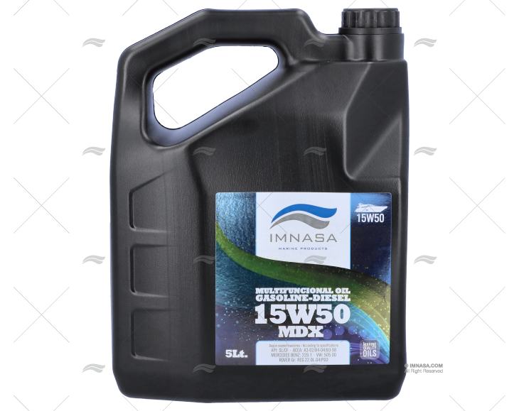 HUILE MOTEUR ESSENCE-DIESEL 15W50 5L