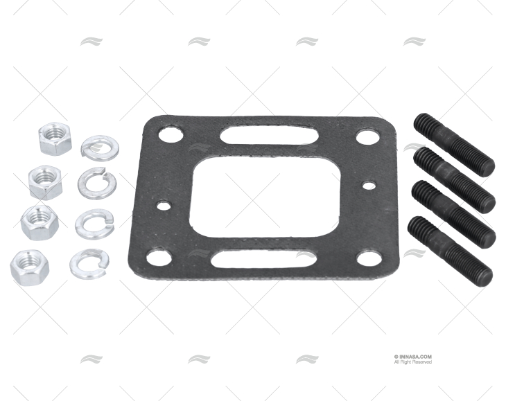 JUNTA CON TORNILLOS CODO MERCRUISER BARR MARINE