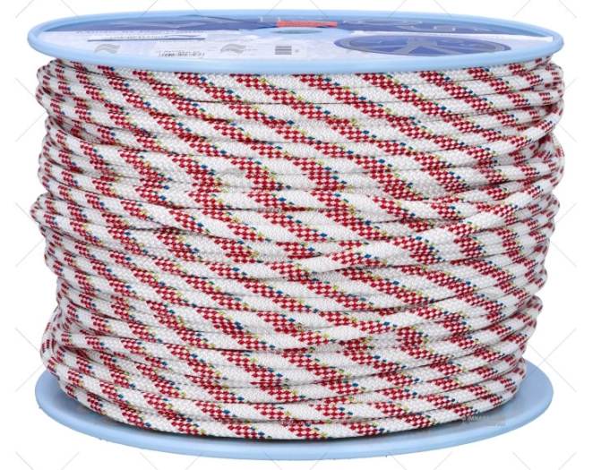 ROPE HERCULES 08mm WHITE/RED 200m LIROS