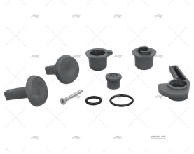 HANDLE KIT RH SMALL GREY LEWMAR