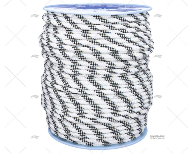 ROPE HERCULES 12mm WHITE/BLACK 200m LIROS