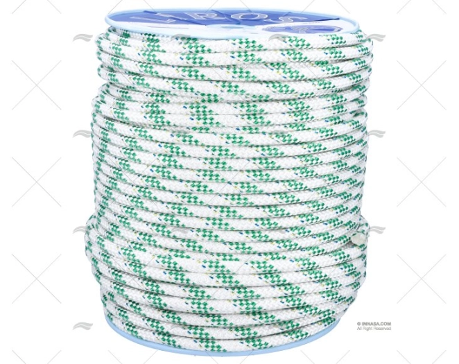 ROPE HERCULES 14mm WHITE/GREEN 150m LIROS