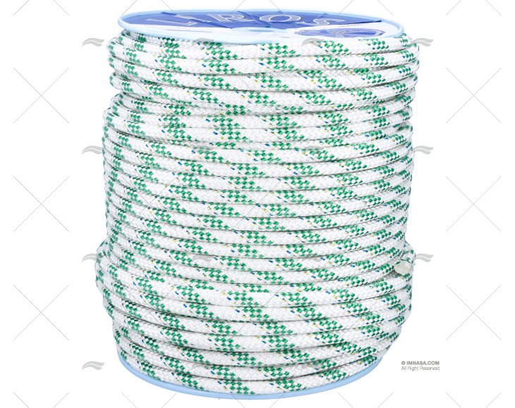 ROPE HERCULES 14mm WHITE/GREEN 150m LIROS