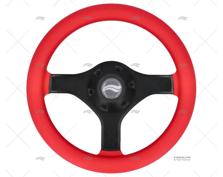 STEERING WHEEL VR00 280mm RED IMNASA