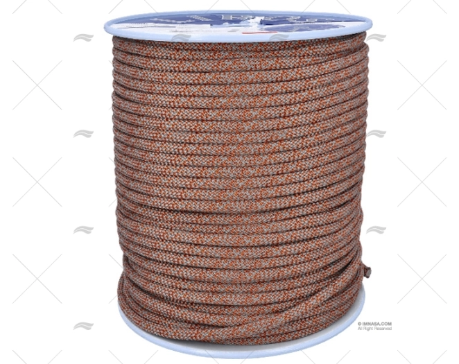 HERCULES VISION ROPE 08 GREY/ORANGE 200m LIROS