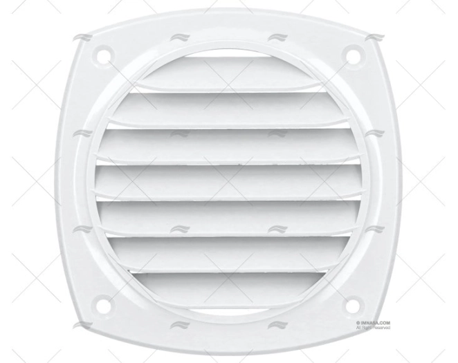 ABS HOSE VENT WHITE 102X76mm