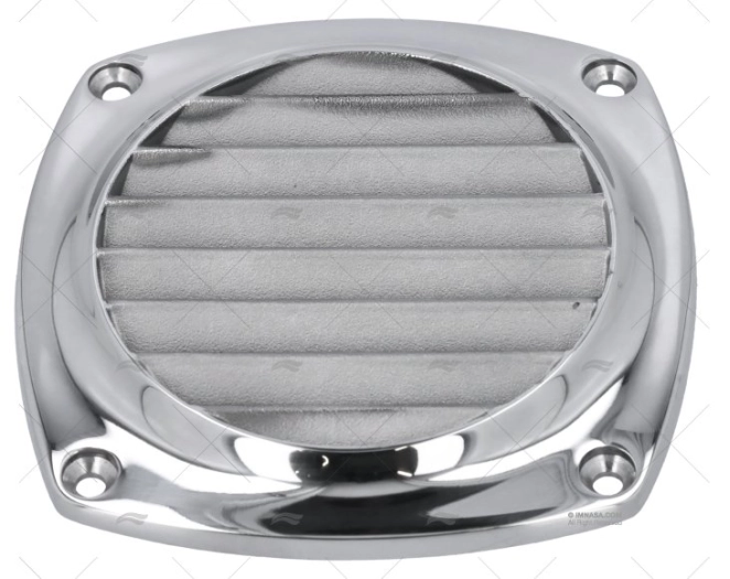 GRILLE INOX CHROME 76MM