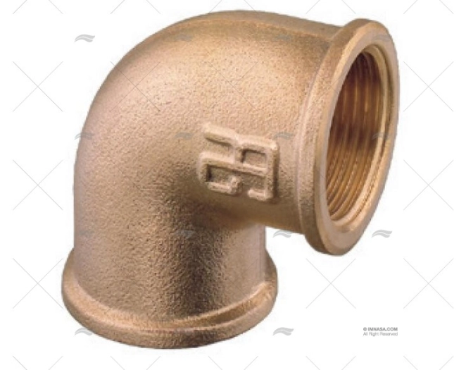 CODO BRONCE H-H 90º 3/8" GUIDI GUIDI