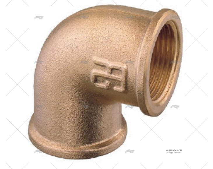 BRONZE ELBOW JOINT H-H 90º 3/8'' GUIDI