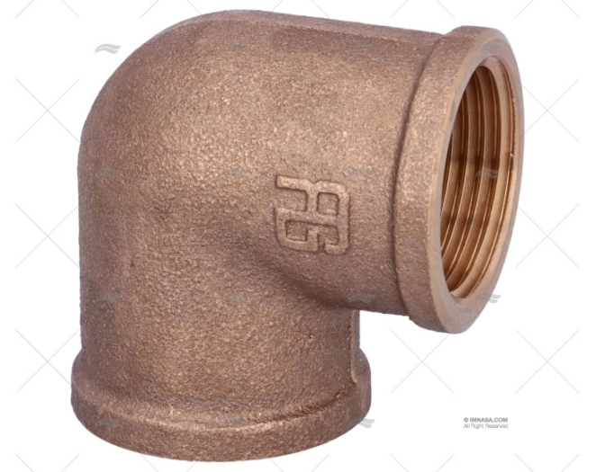 BRONZE ELBOW JOINT H-H 90º 1''