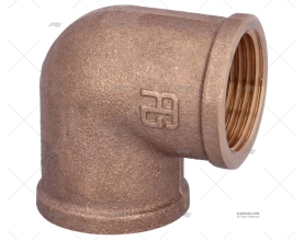 BRONZE ELBOW JOINT H-H 90º 1''