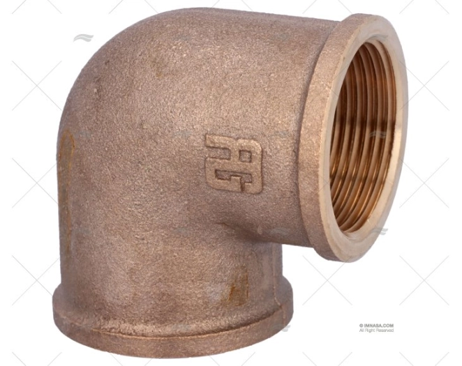 BRONZE ELBOW JOINT H-H 90º 1 1/4''