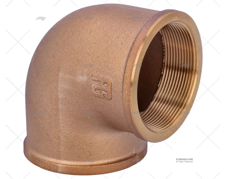 BRONZE ELBOW JOINT H-H 90º 2 1/2'' GUIDI