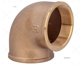 BRONZE ELBOW JOINT H-H 90º 3'' GUIDI