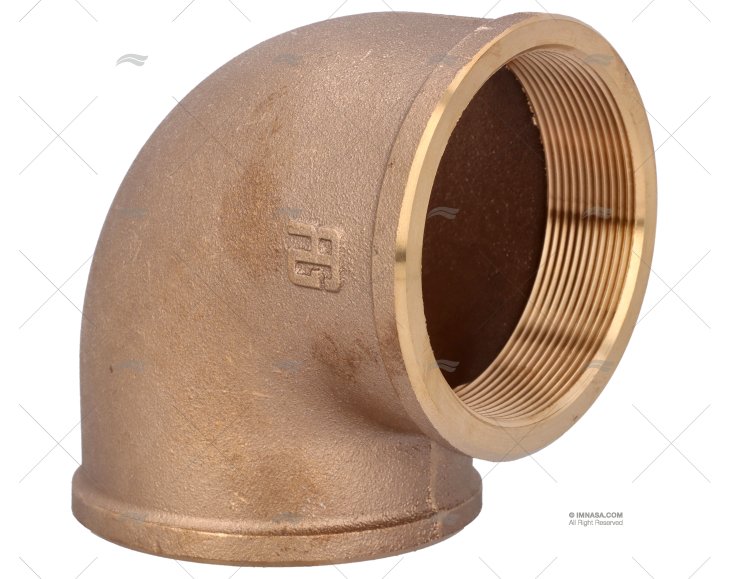 BRONZE ELBOW JOINT H-H 90º 3'' GUIDI