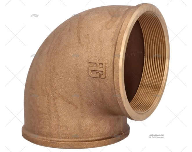 BRONZE ELBOW JOINT H-H 90º 4'' GUIDI