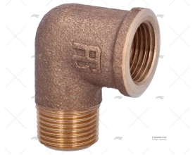 COUDE BRONZE M-H 90º 3/8" GUIDI