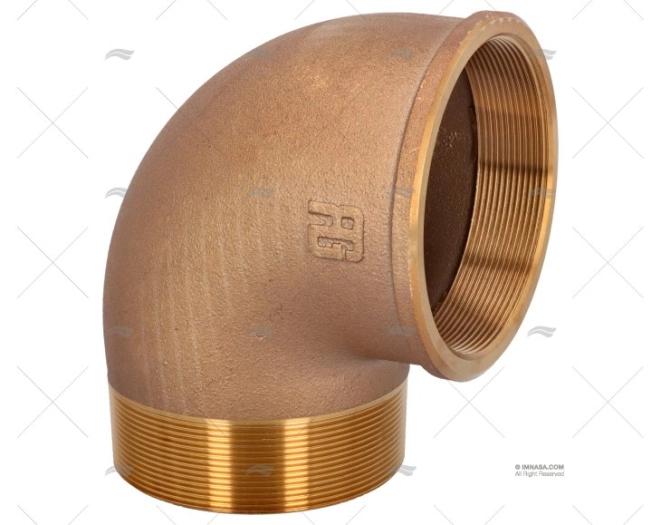 BRONZE ELBOW JOINT M-H 90º 4''