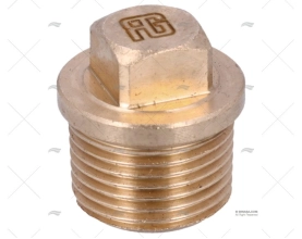 NUT PLUG IN BRONZE MALE 3/8'' GUIDI