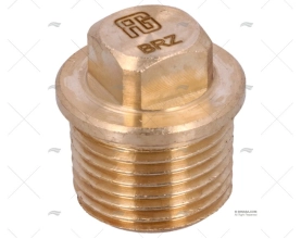 NUT PLUG IN BRONZE MALE 1/2'' GUIDI