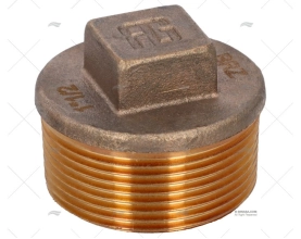 NUT PLUG IN BRONZE MALE 1 1/2'' GUIDI