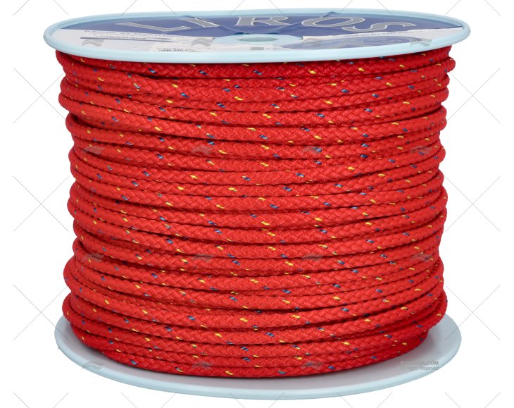 CORDAGE LIROS NAUTIC 08mm ROUGE 200m LIROS