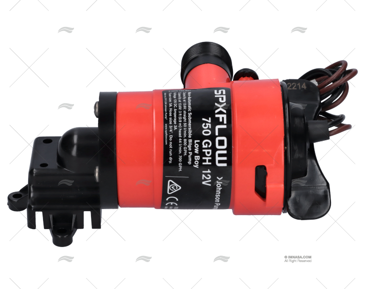 BOMBA ACHIQUE 12V  3000L/H SPX LOW B JOHNSON - SPX