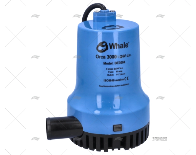 BILGE PUMP 24V 189 L/m 3000GPH WHALE