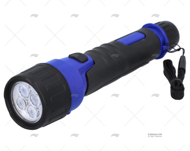 LINTERNA GOMA 4 LED WEATHERPROOF