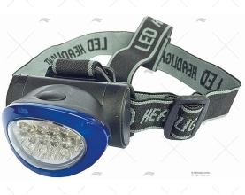 LINTERNA FRONTAL 10 LED BLANCO