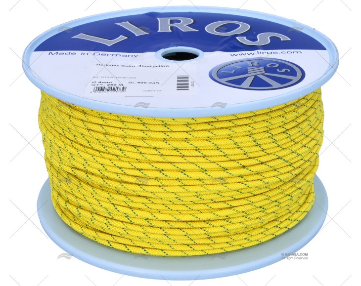 CABO HERCULES 04mm AMARELO 250m LIROS