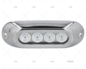 LUZ SUMERGIBLE BLANCO 12-28V INOX 4L